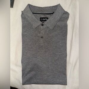 Cuts Clothing Men's Gray Polo Shirt